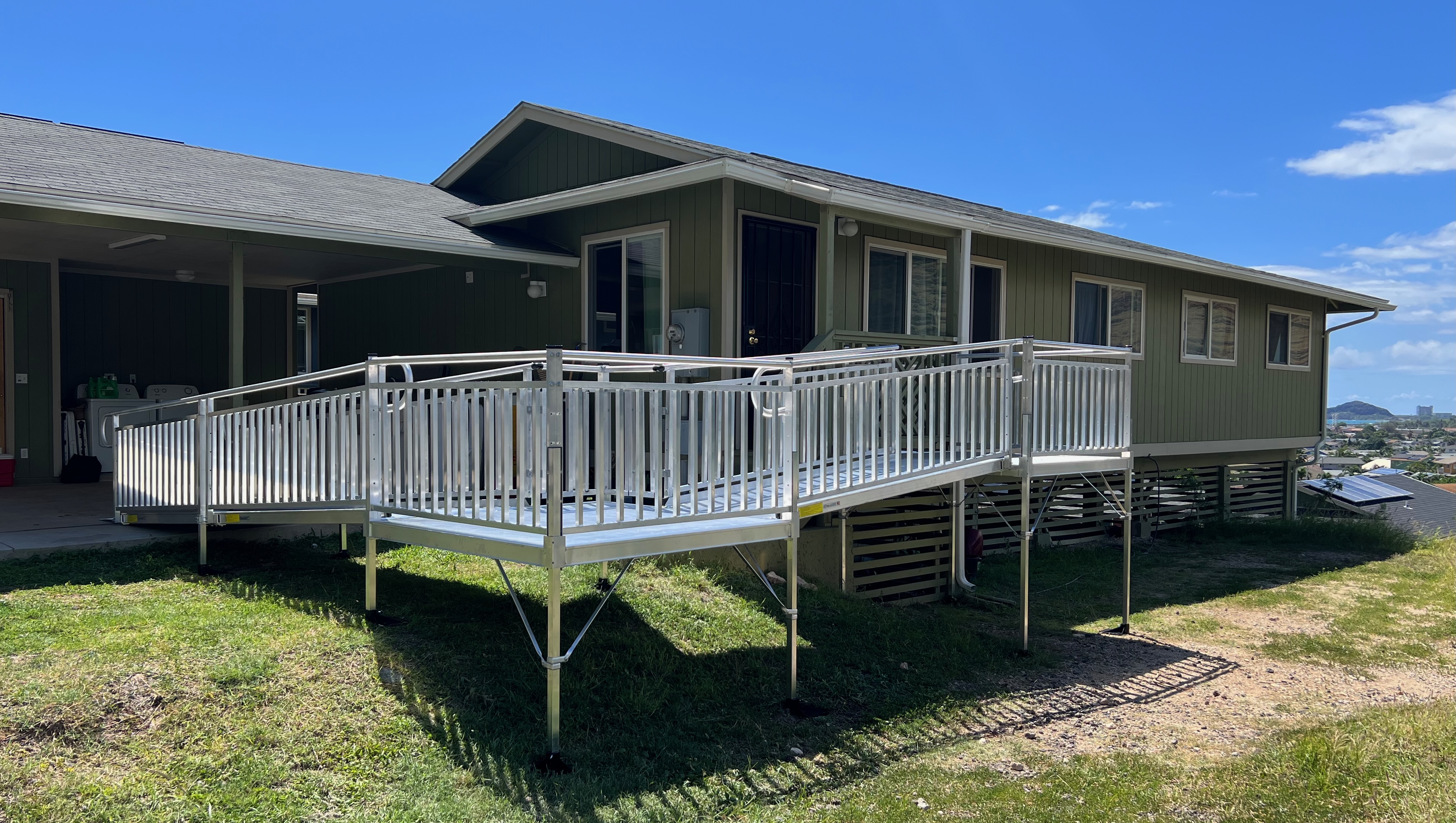 Example ramp design visualization for a Hawaii home